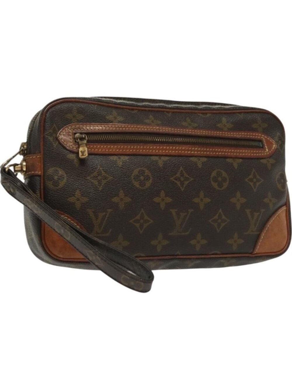 LOUIS VUITTON Monogram Marly Dragonne GM Clutch Bag M51825